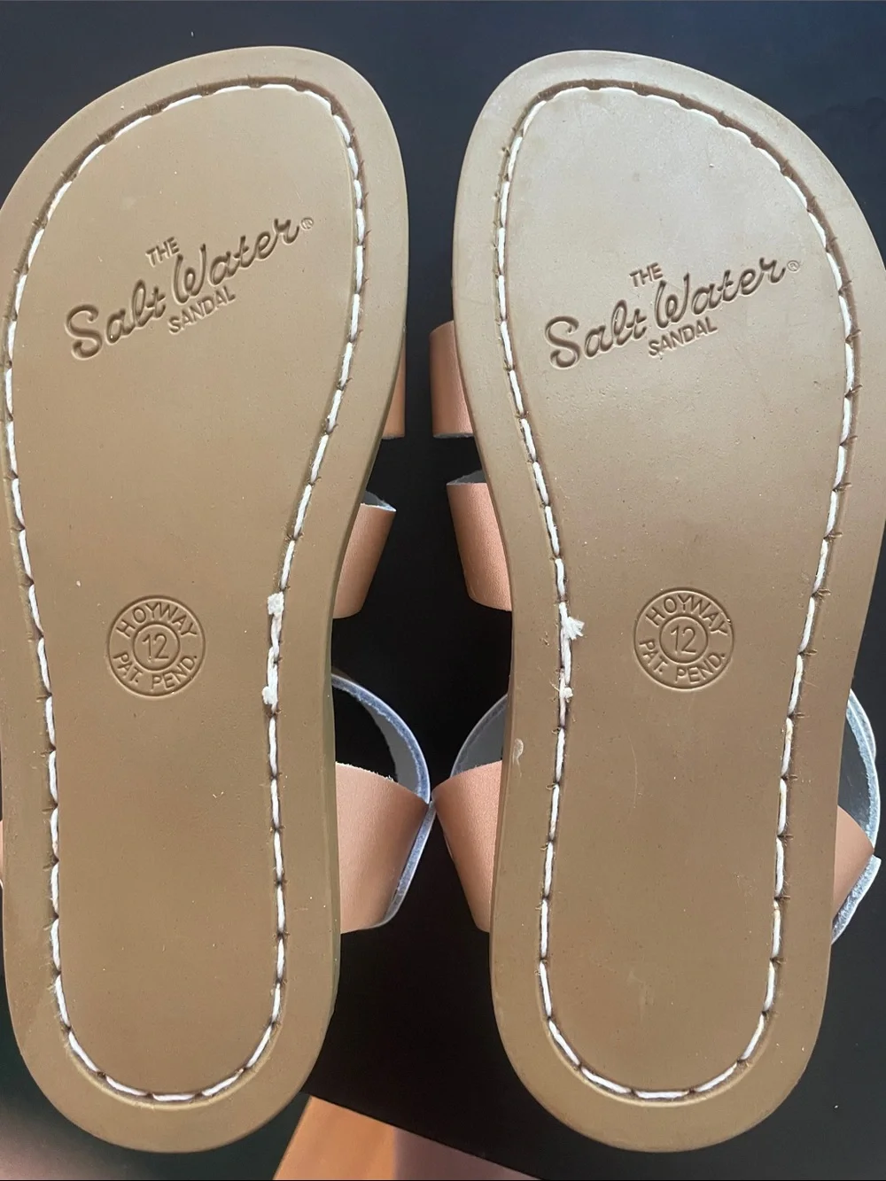 Salt Water Kids' Rose Gold Gladiator Sandals size 12- new